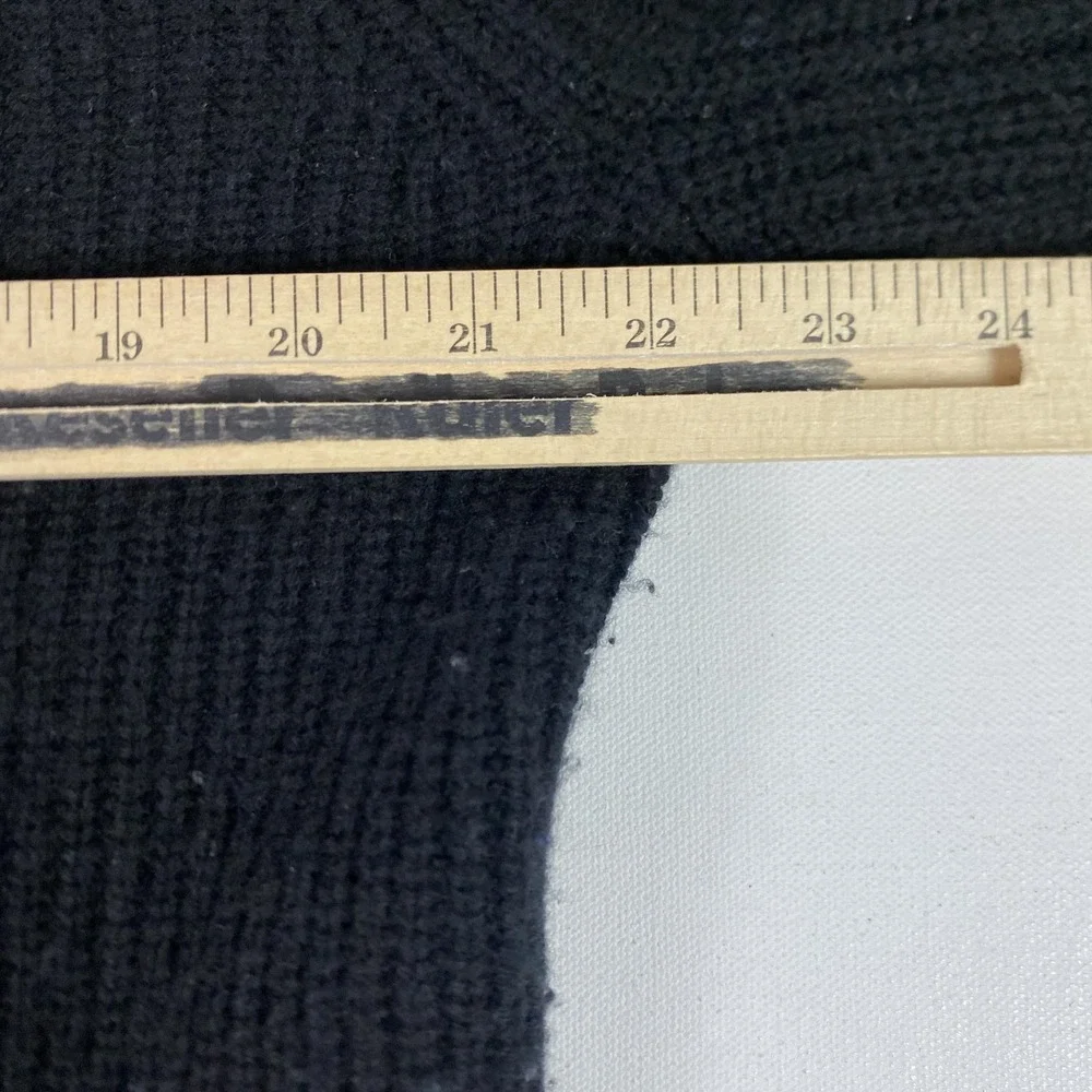 Rag & Bone Sweater Womens Large Black Turtleneck Wool‎ Cashmere Pullover